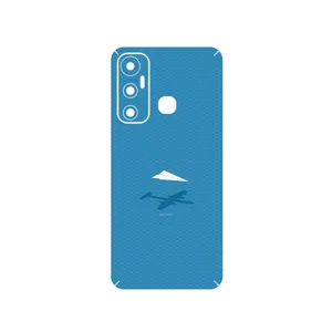 MAHOOT Minimal Paper Airplane Cover Sticker for Infinix Hot 11