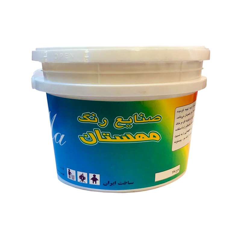 رنگ اکریلیک مهستان مدل مات وزن 10 کیلو گرم رنگ اکریلیک مهستان مدل مات وزن 10 کیلو گرم