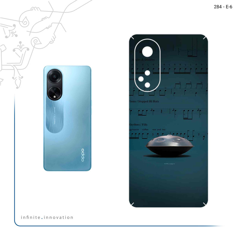 برچسب پوششی ماهوت مدل Hang_Instrument مناسب برای گوشی موبایل اپو A98