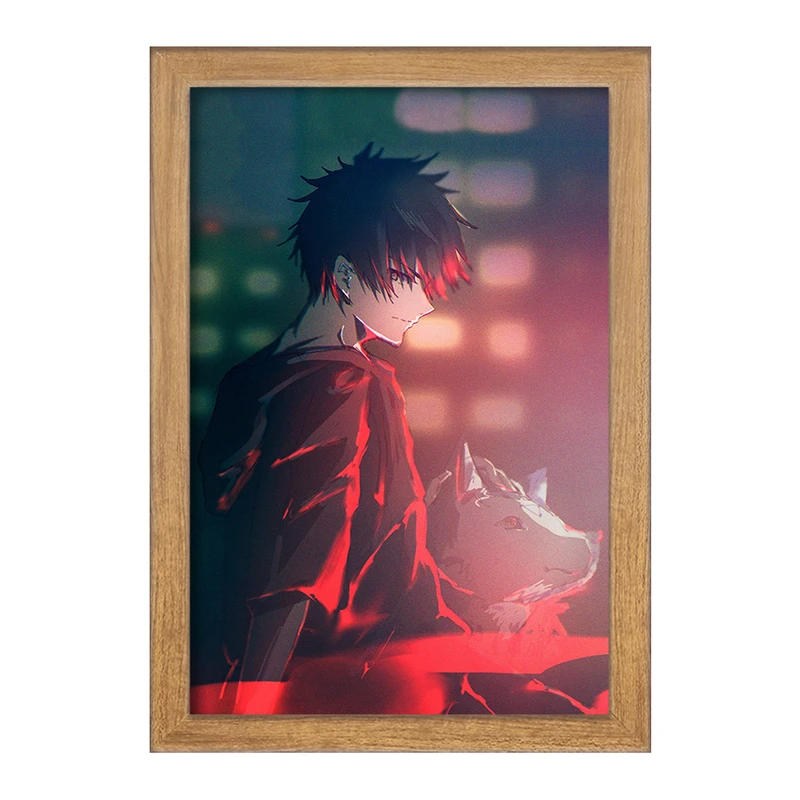 تابلو خندالو مدل فوشیگورو مگومی انیمه جوجوتسو کایزن  کد 11057