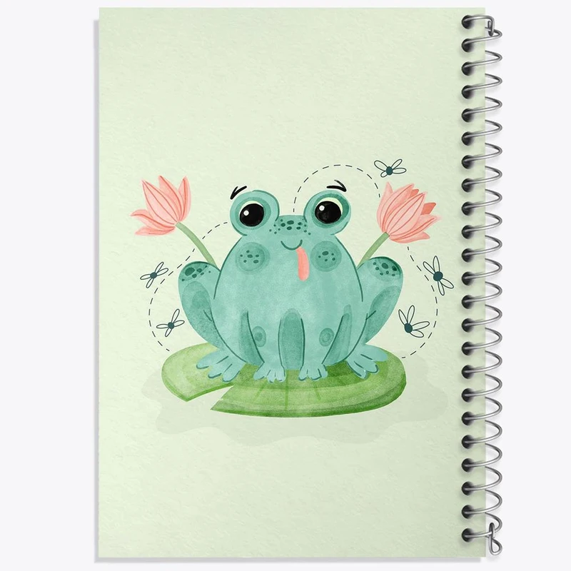 دفتر مشق 50 برگ خندالو مدل قورباغه کد 29166