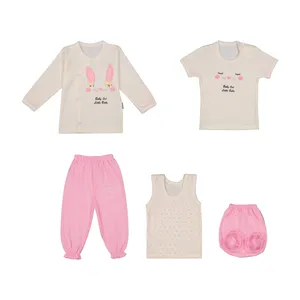 ست 5 تکه لباس نوزادی مدل خرگوش رها