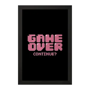 تابلو خندالو مدل Game Over کد F3983