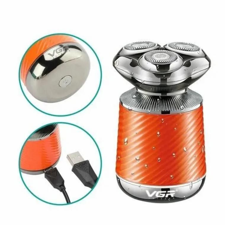 ماشین اصلاح موی صورت شارژی وی جی ار مدل V-391 -  - 2