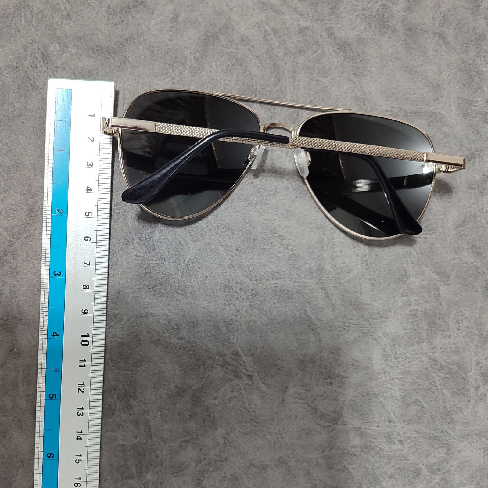 عینک آفتابی مردانه مدل خلبانی کد 0132 UV400 و پلاریزه -  - 9