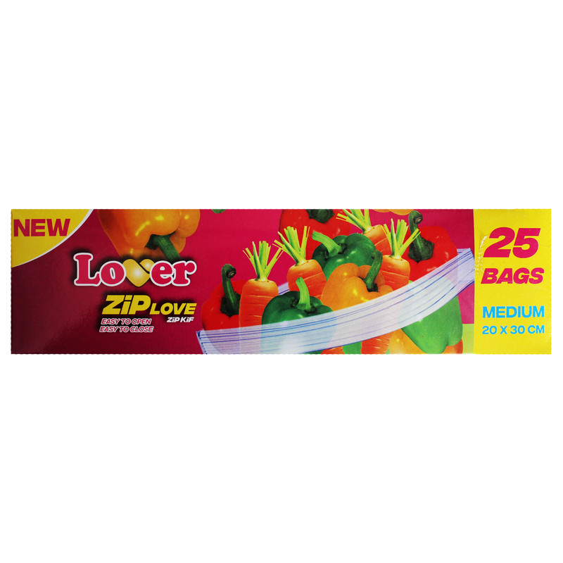 کیسه زیپ دار لاور مدل MD02 بسته 25 عددی