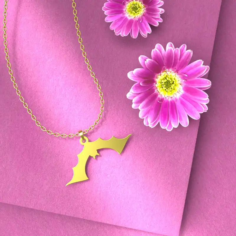 گردنبند طلا 18 عیار زنانه مدوپد مدل هالووین کد G3-1-1194