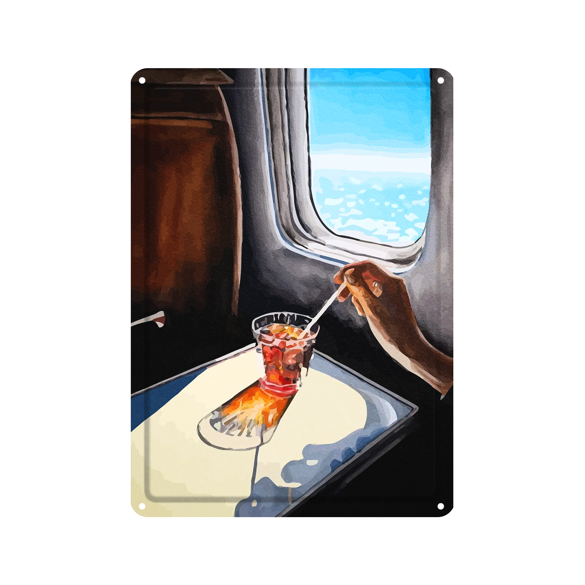 دیوارکوب مدل هواپیما کد s 2297