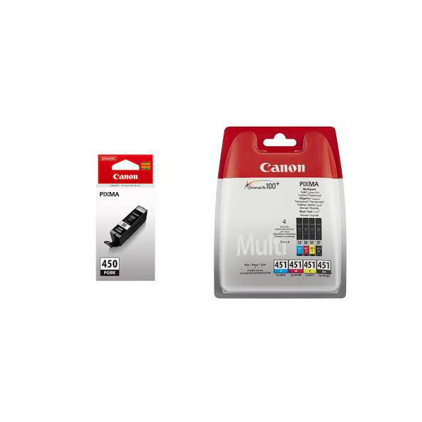 کارتریج کانن مدل 450/451 مجموعه دو عددی