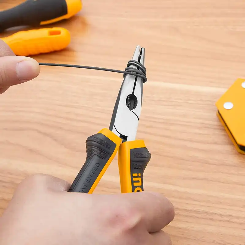 انبر دم باریک اینکو مدل HLNP-08168 سایز 6 اینچ