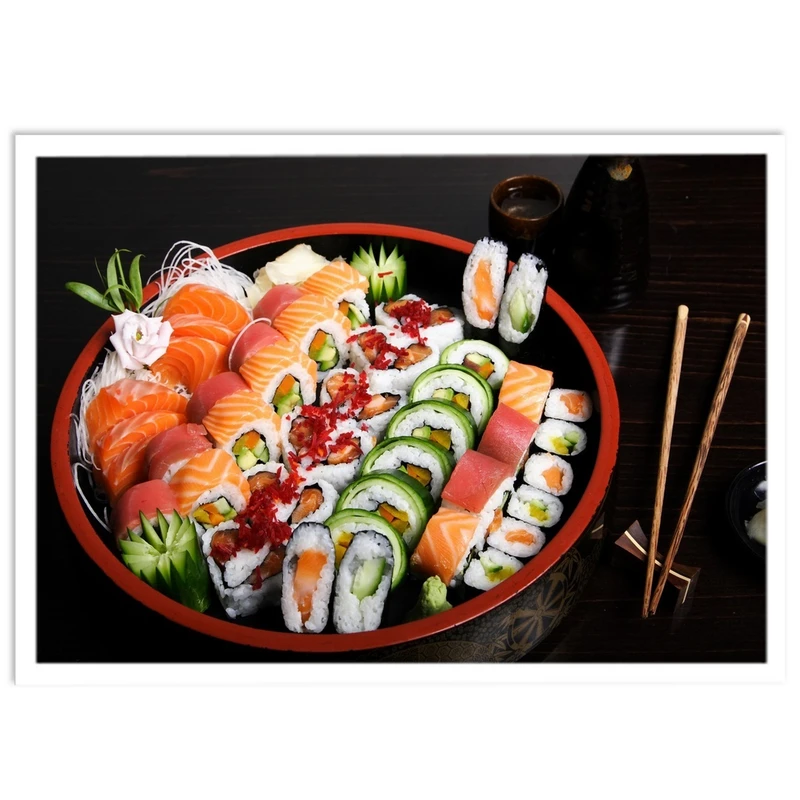 تابلو نوری بکلیت طرح رستوران چینی سوشی مدل W-S332