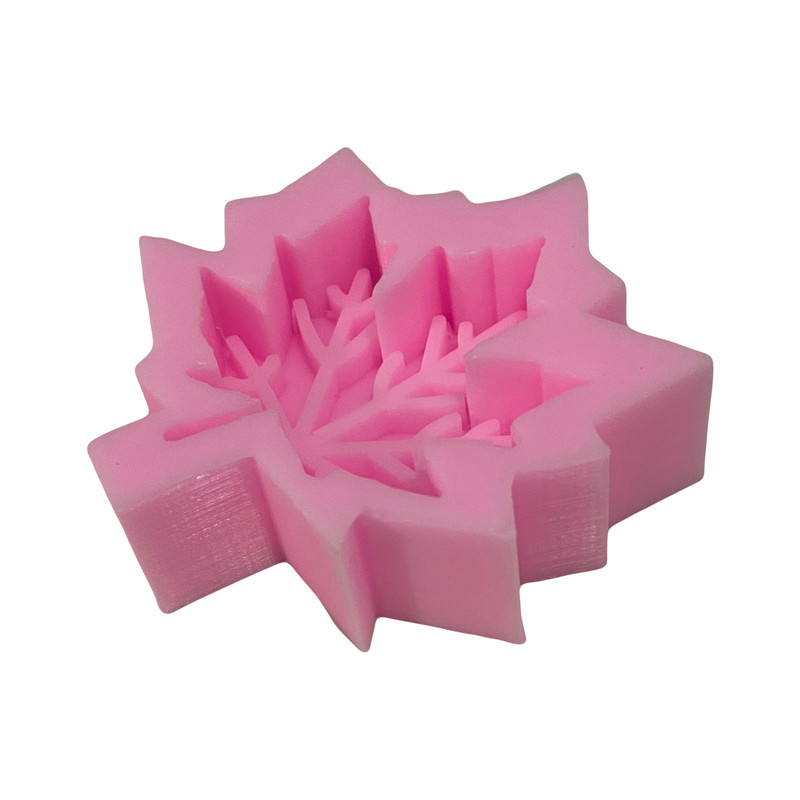 قالب شمع مدل برگ پاییزی