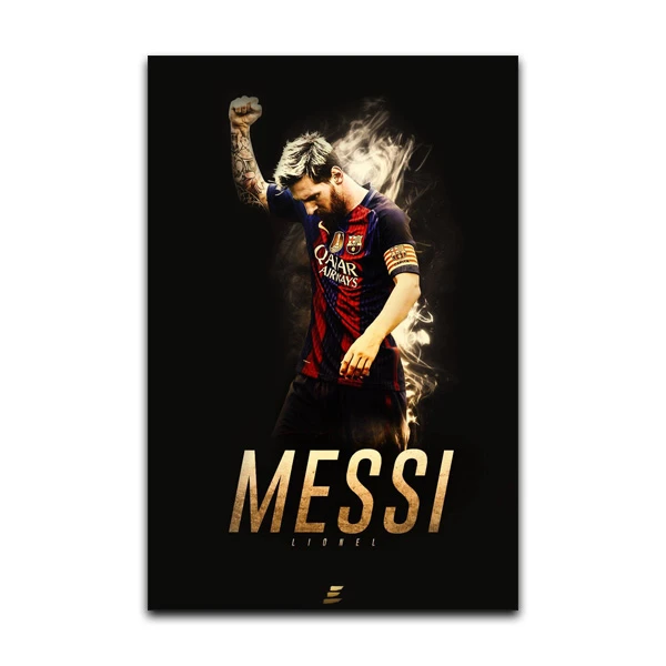 تابلو شاسی گوفی مدل لیونل مسی بازیکن فوتبال تیم بارسلونا Lionel Messi Barcelona Football کد DRK14