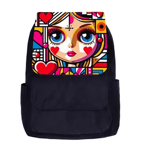 کوله پشتی مدرسه مدل دخترانه کد K015