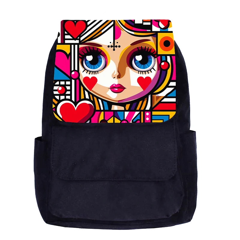 کوله پشتی مدرسه مدل دخترانه کد K015