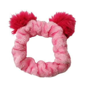 هدبند دخترانه مدل حوله ای حیوانات کد DA041