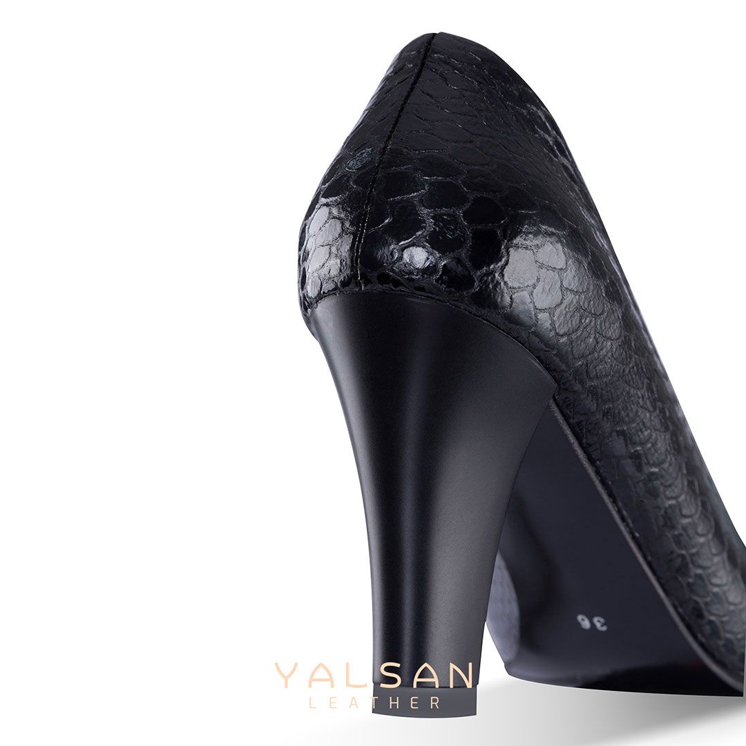 کفش زنانه چرم یلسان مدل ژاکلین کدMSK-ZKL-600-MRV -  - 4