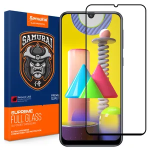 محافظ صفحه نمایش شیشه ای سامورایی مدل ovglass مناسب برای گوشی موبایل سامسونگ Galaxy A20 / Galaxy M30 / Galaxy M31