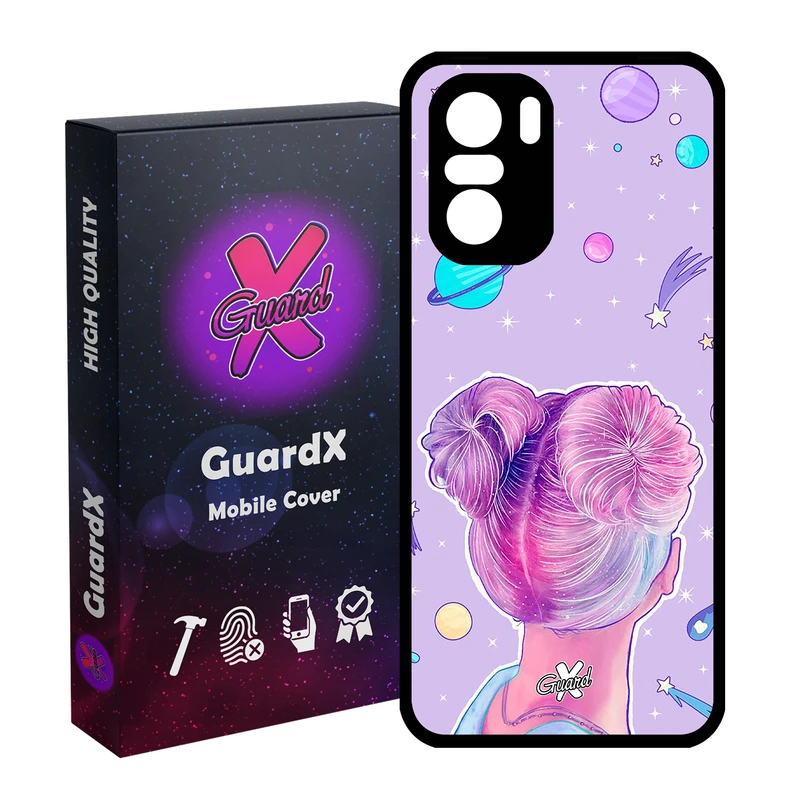 کاور گارد ایکس طرح Girl مدل Glass10112 مناسب برای گوشی موبایل شیائومی Poco F3/MI 11X/MI 11X Pro/Redmi K40/K40 Pro