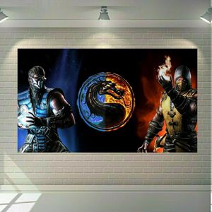 نقد و بررسی پوستر دیواری طرح گیم کمبت-Mortal Kombat مدل SDP104 توسط خریداران