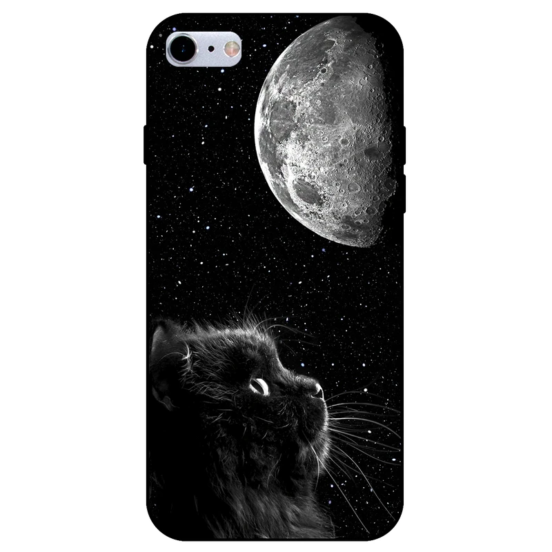 کاور مگافون طرح گربه مدل 1882 مناسب برای گوشی موبایل اپل Iphone 6 Plus       