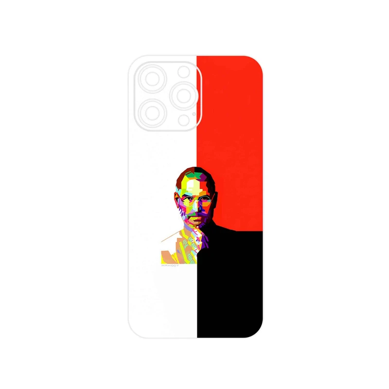 برچسب پوششی ماهوت مدل Collage of Steve Jobs 1 مناسب برای گوشی موبایل اپل iPhone 14 Pro Max