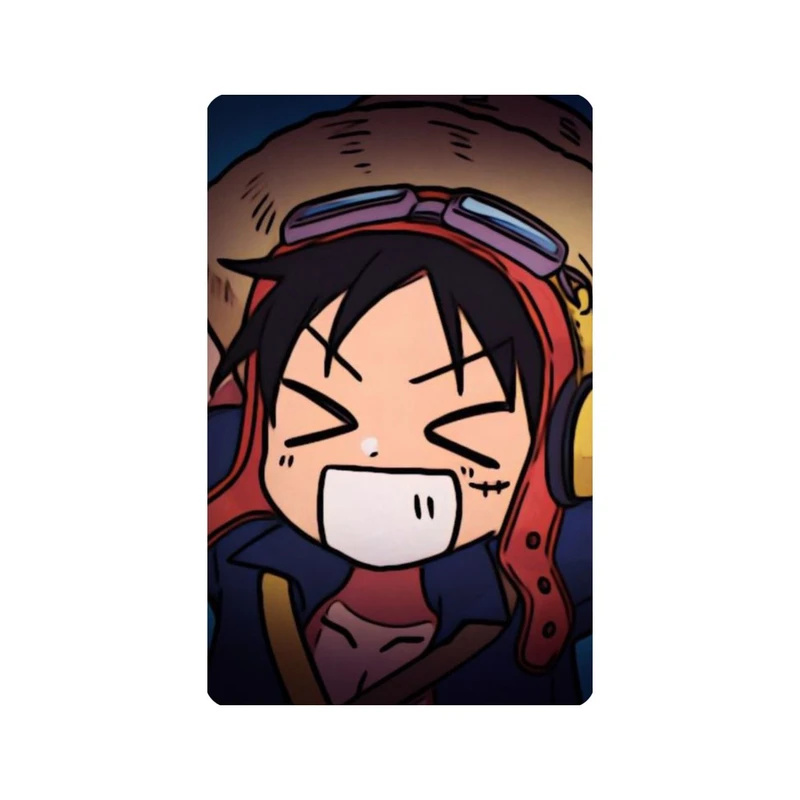 استیکر کارت مدل انیمه طرح وان پیس مانکی دی لوفی one piece Monkey D Luffy کد 6410