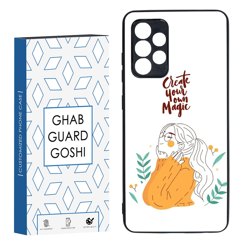 کاور قاب گارد گوشی طرح دخترانه کد TPU-050 مناسب برای گوشی موبایل سامسونگ Galaxy A52