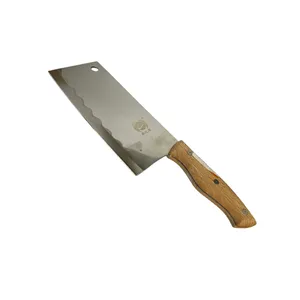 ساطور آشپزخانه مدل دسته چوبی کد 02