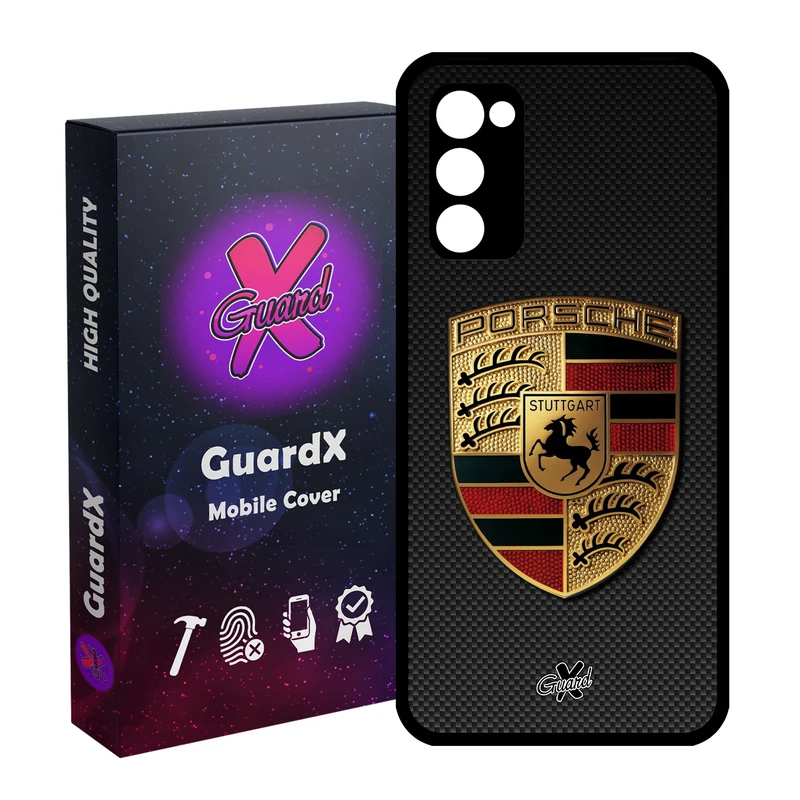کاور گارد ایکس طرح Porsche مدل Glass10064 مناسب برای گوشی موبایل سامسونگ Galaxy S20 FE