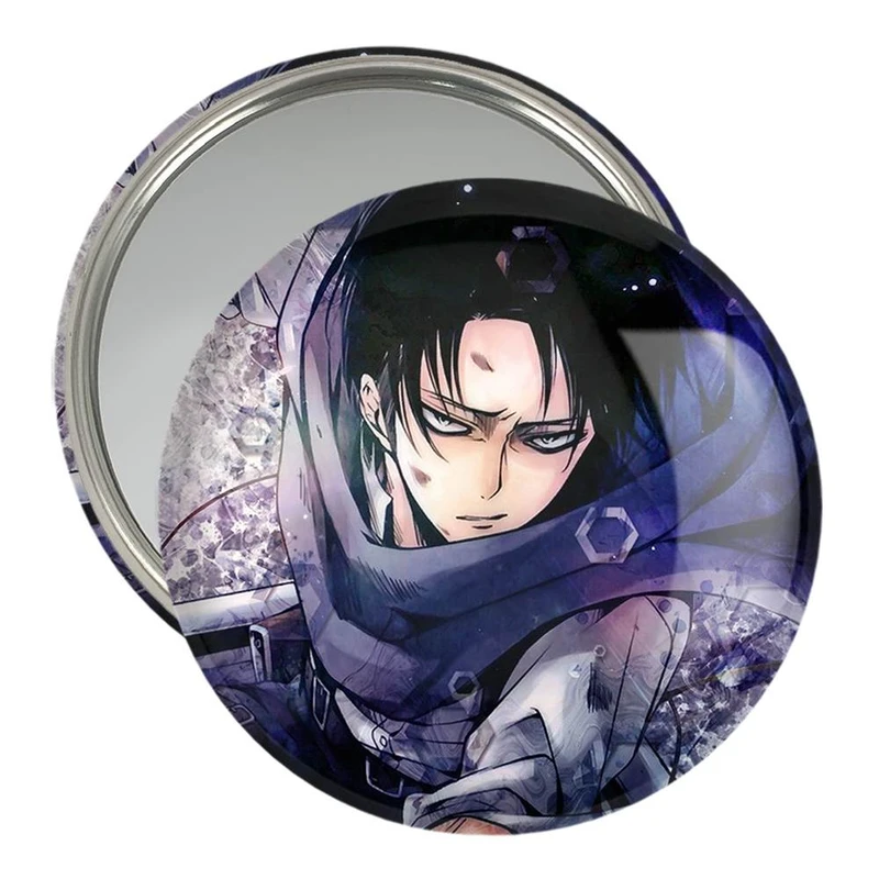 آینه جیبی خندالو مدل لیوای آکرمن انیمه اتک آن تایتان Attack on Titan  کد 11034