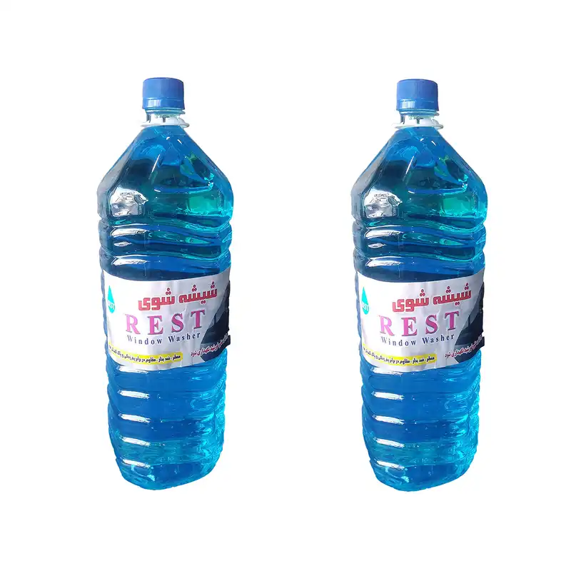 محلول شیشه شوی خودرو رست مدل R2 حجم 2500 میلی لیتر بسته دو عددی