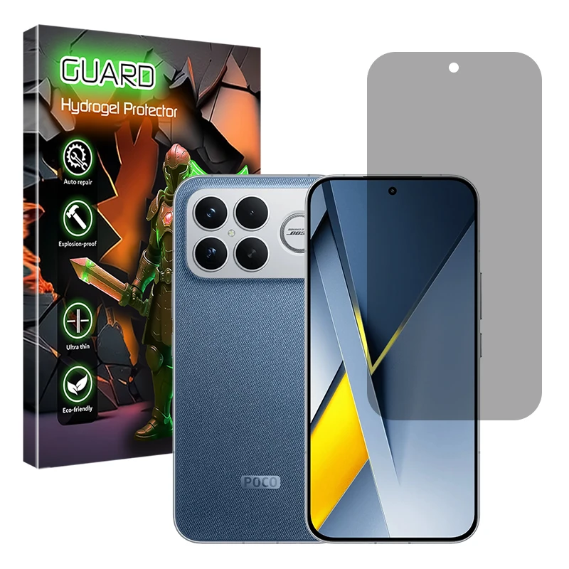 محافظ صفحه نمایش حریم شخصی گارد مدل Tough مناسب برای گوشی موبایل شیائومی Poco F8 Ultra 