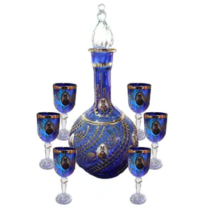 سرویس پارچ و لیوان 7 پارچه مدل شاه عباسی