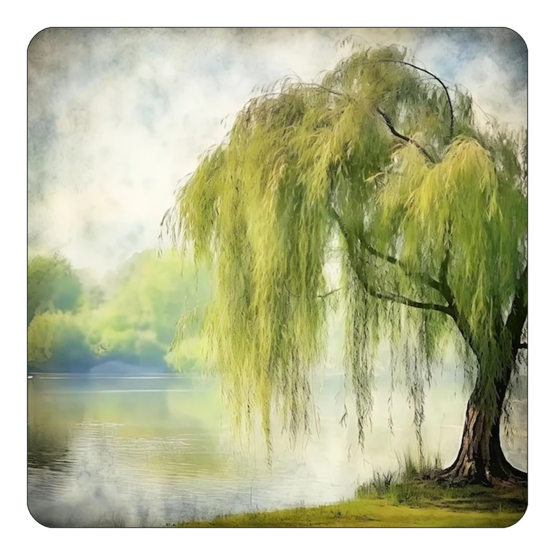 مگنت کاکتی طرح نقاشی رنگ روغن مدل mp73489