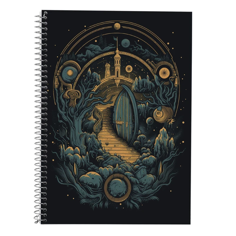 دفتر زبان 50 برگ مدوپد مدل سه خط طرح هری پاتر harrypotter کد DF10241