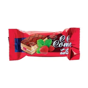 کیک لایه ای سی سی کامه با طعم توت فرنگی آدرین - 48 گرم بسته 18 عددی