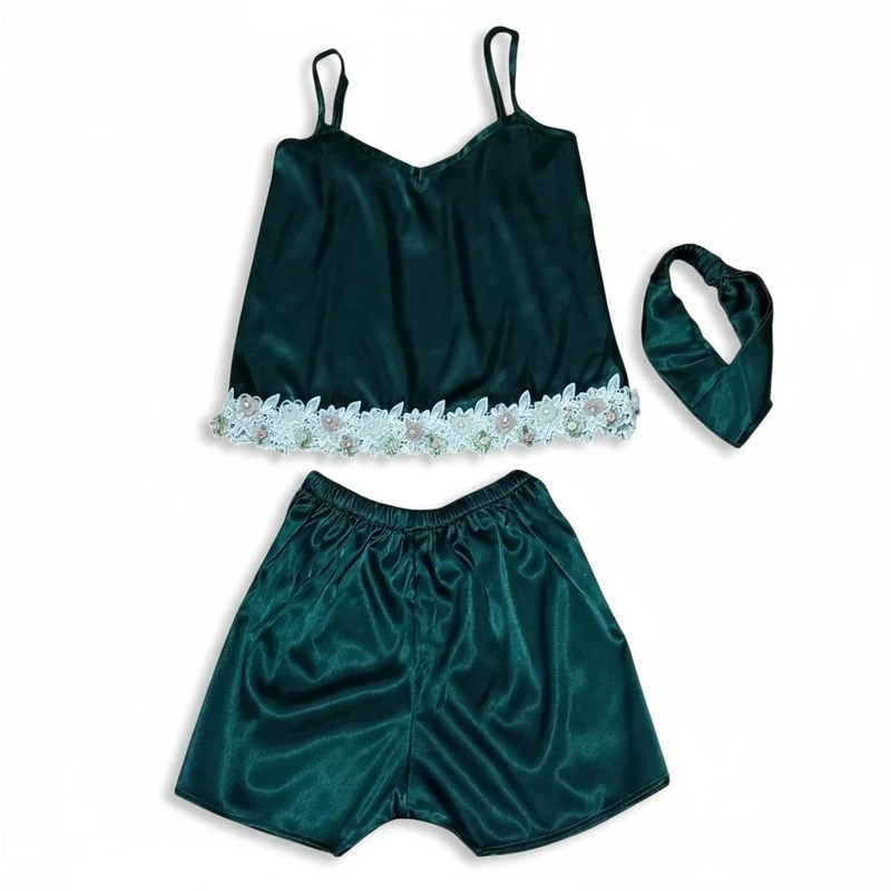 لباس خواب زنانه مدل برسومه به همراه هدبند