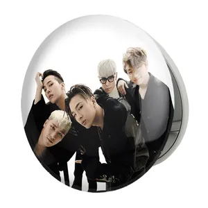 آینه جیبی خندالو طرح گروه بیگ بنگ BIGBANG مدل تاشو کد 12558 