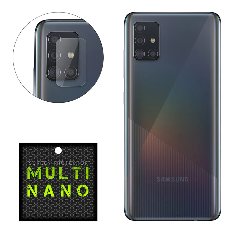 محافظ لنز دوربین مولتی نانو مدل Pro مناسب برای گوشی موبایل سامسونگ Galaxy A71