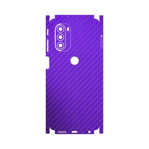 MAHOOT Purple-Fiber-FullSkin Cover Sticker for Motorola Moto G51 5G