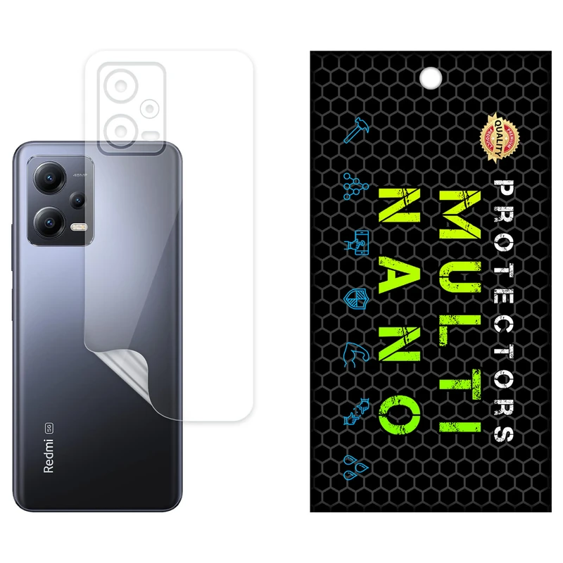 محافظ پشت گوشی شفاف نانو هیدروژل مولتی نانو مدل X-F1T مناسب برای گوشی موبایل شیائومی Redmi Note 12