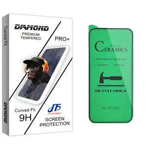 JF Diamond glass Ceramics Screen Protector For Apple اپل 12