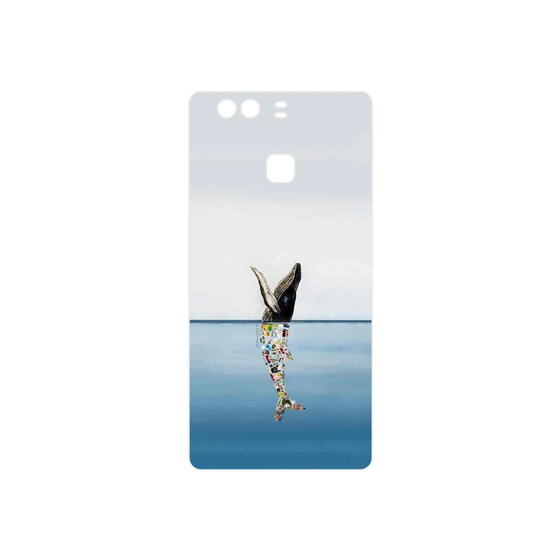 برچسب پوششی ماهوت مدل Collage of Sea Trash مناسب برای گوشی موبایل هوآوی P9