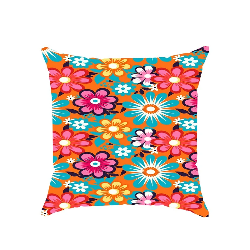 کوسن پاد آفرین مدل فانتزی طرح گل و برگ کد 2189