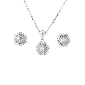 نیم ست نقره زنانه مدل NS-260