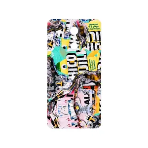 MAHOOT Collage of Teared Paper Cover Sticker for LG Q Stylus