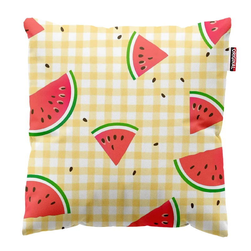 کوسن پاد آفرین طرح هندونه سایز 30*30 سانتی متر کد 1117