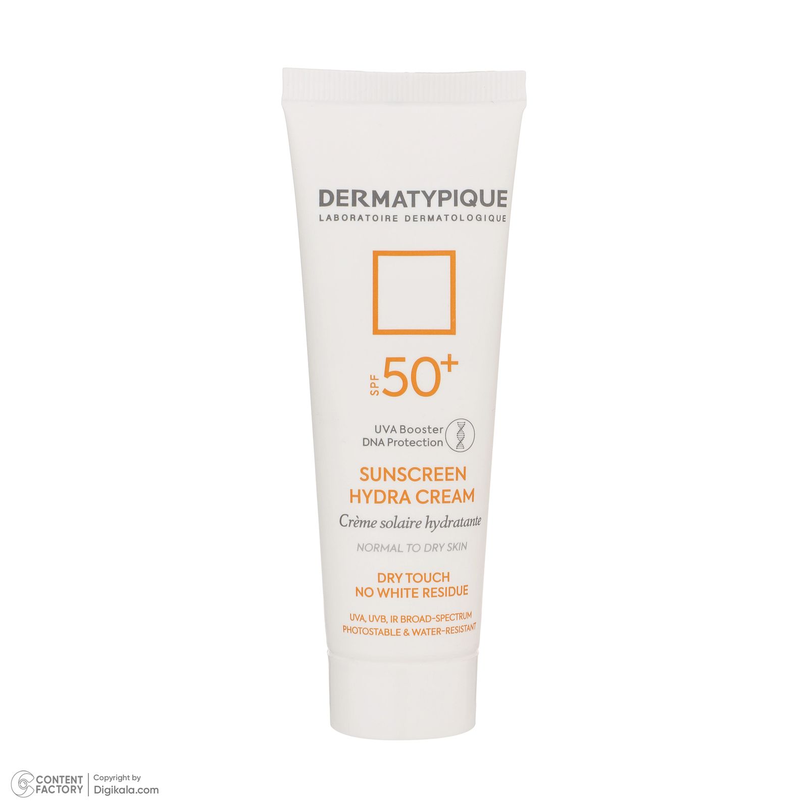کرم ضدآفتاب بی‌رنگ درماتیپیک +SPF50 مدل هیدرا مناسب انواع پوست، حجم 50 میلی‌لیتر -  - 5