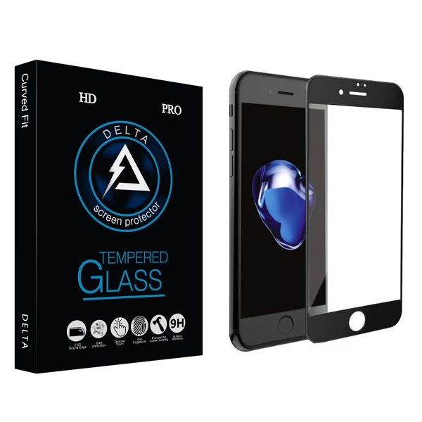 محافظ صفحه نمایش دلتا مدل HD مناسب برای گوشی موبایل اپل iPhone 8/7 3D